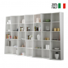 Moderne Wandregal Weiß Design für Wohnzimmer Büro Trek 7 Verkauf