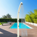 Solar-Außendusche 25 Liter Garten-Schwimmbad-Mischer Fußwaschanlage Emi Verkauf