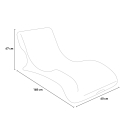 Gartenliege Sonnenliege Pool Design Weiß Andromeda Sales