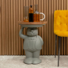 Moderner, nachhaltiger Design-Beistelltisch 60 cm für Bars und Restaurants Ambrogio Lagerbestand
