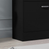 Platzsparender vertikaler Schuhschrank 63x24x115cm 3 Türen 18 Paar Schuhe Batu 