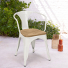 stock 20 stühle-stil industriedesign bar küche steel wood arm light Angebot