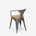 stock 20 stühle-stil industriedesign bar küche steel wood arm light Maße
