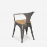 stock 20 stühle-stil industriedesign bar küche steel wood arm light Maße