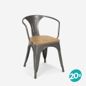 stock 20 stühle-stil industriedesign bar küche steel wood arm light Auswahl
