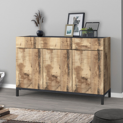 Wohnzimmer Eingang Schuhschrank mit Schubladen 18 Paar Schuhe Hals Wood