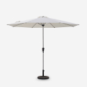 Sonnenschirm für Terrasse Garten  3x3 mit zentrale Stange Flamenco Rabatte