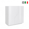Moderne Sideboard Weiß 100x43cm Wohnzimmer Küche 2 Türen Klain Verkauf