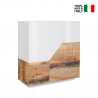 Küchenbuffet 100x43cm Wohnzimmerschrank 2 Türen weiß Holz Klain Wood Verkauf