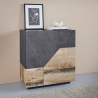 Moderne Anrichte 80x43cm Wohnzimmer Küche 2 Fächer Adara Report Aktion
