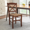 Klassischer Stuhl mit geflochtenem Sitz Esszimmer Trattoria Venezia Croce Paglia Angebot