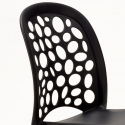 Stapelbare Stühle für Küchen Bar Garten Stuhl Design Löcher Messina WEDDING Rabatte
