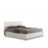 Doppelbett mit Stauraum 160x190cm Kopfteil Design weiß Demas Angebot