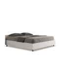 Doppelbett mit Bettkasten Sommier 160x190cm Weißes Design Nuamo Angebot