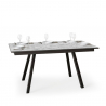 Ausziehbarer Esstisch 90x160-220cm, modernes Design, Mirhi Long Marble Angebot