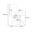 Ergonomischer Bürostuhl Verstellbarer Drehbar Design-Sessel Kog A