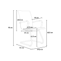 Ergonomischer Bürostuhl, modernes Design, Freischwinger Kog V Auswahl