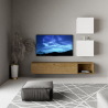 Moderner wandhängender Wohnzimmer-TV-Ständer 4 Hängeelemente A115 Aktion
