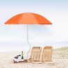 Strand-Sonnenschirm windfest UV-Schutz 180 cm Girafacile Prometeo 