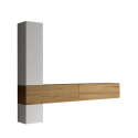 Moderne hängende Wohnzimmer-Wand mit 4 Schränken und TV-Halterung A113 Angebot
