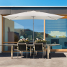 rechteckiger Sonnenschirm  3x2 für Terrasse Garten mit Mittelstange Rios Verkauf