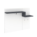 Wandgarderobe mit 2 Haken, Regal für Eingangsbereich, modernes Design Zet Cilan Ardesia Angebot