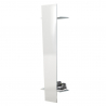 Moderner offener Kleiderschrank Garderobe Weiß Hochglanz für Flur oder Schlafzimmer Ping Bianco Lucido Hang Angebot
