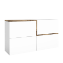 Sideboard 150cm 4 Klappen Wohnzimmer Esszimmer Zet Lumi Ahorn Angebot