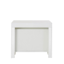 Ausziehbarer Konsolentisch Hochglanz Weiß 90x51-300cm Pratika White Angebot