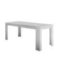 Ausziehbarer Holztisch weiß 140-190x90cm Wohnzimmer Esszimmer Jesi Hout Angebot
