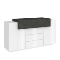 Sideboard mit 2 Türen, 3 Schubladen und Klappfach Coro Kaip Ardesia Wohnzimmer Angebot
