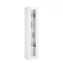Glänzend weiße Vitrine für Wohnzimmer mit 4 Glasböden Joy Vidrio Angebot