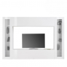 Wohnwand mit TV-Halterung, Hängeschrank und 2 Vitrinen Joy Frame Angebot