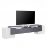 Design-TV-Schrank 210 cm mit Klapptür, 2 Fächer Pillon Ardesia XXL Angebot