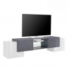 TV-Schrank 190cm, 4 Türen, 2 Regale, modernes Design, Pillon Ardesia XL Angebot