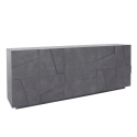 Design-Sideboard für das Wohnzimmer 4 Türen 3 Schubladen 220 cm Ardesia Ping Wide Angebot