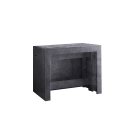 Ausziehbarer Konsolentisch Esstisch 90x51-300cm schwarz Pratika Angebot