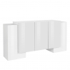 Sideboard 170cm Küche Wohnzimmer Anrichte 5 Türen 4 Regalböden Pillon Lumi Angebot