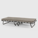Klappbett mit Radmatratze und Lamellen 80x180 Ares 