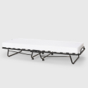 Klappbett mit Matratze und Mikrofaserlatten 80x190cm Demetra 