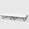 Klappbett mit Matratze und Mikrofaserlatten 80x190cm Demetra 