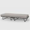 Klappbett mit Matratze und Mikrofaserlatten 80x190cm Demetra 