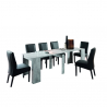 Ausziehbarer Esstisch Konsole 79x54-252cm grau Margaret Angebot