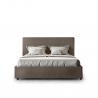 Doppelbett Kunstleder mit Bettkasten 160x190cm Design Mika Coffee Sales