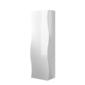 Design-Kleiderschrank mit Regal und Kleiderstange, Hochglanz Weiß, Onda Wardrobe Angebot