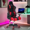 Gaming-Stuhl ergonomische Kissen verstellbare Armlehnen Adelaide Fire Verkauf
