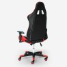 Ergonomischer Gaming-Stuhl aus Kunstleder mit verstellbaren Armlehnen Adelaide Fire