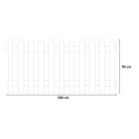 Holz-Gartenzaun 180x70cm für Gemüsebeet und Kleintiere Mini Angebot