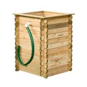 Gartenbrunnen aus Holz Regenwassertank Zisterne 450 Liter Verkauf