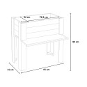 Hoher Holz-Pflanzkübel für Garten, Balkon & Terrasse, 81x44x80cm Angebot
